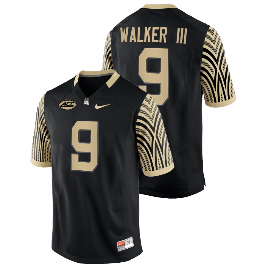 men wake forest demon deacons kenneth walker iii untouchable college football black jersey