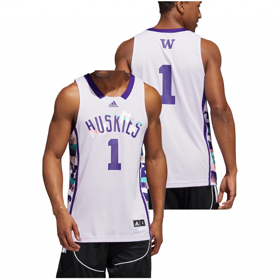 men washington huskies basketball honoring black excellence white jersey