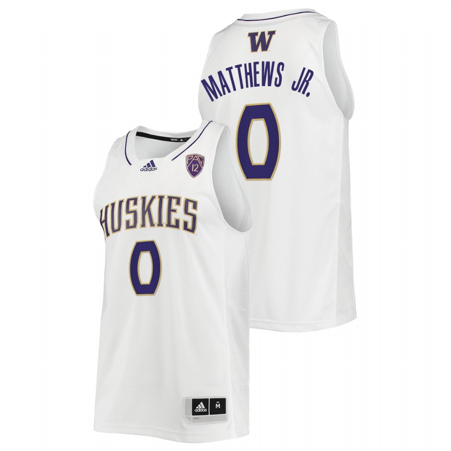 men washington huskies emmitt matthews jr. 2022 college basketball white jersey