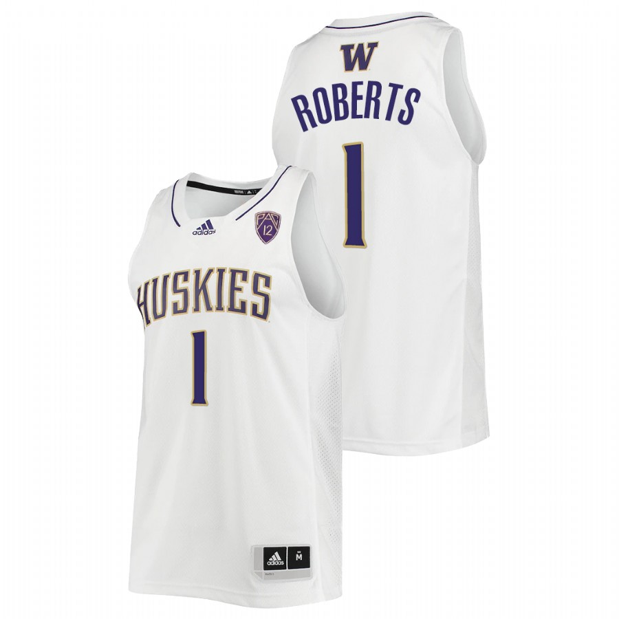 men washington huskies nate roberts 2022 college basketball white jersey
