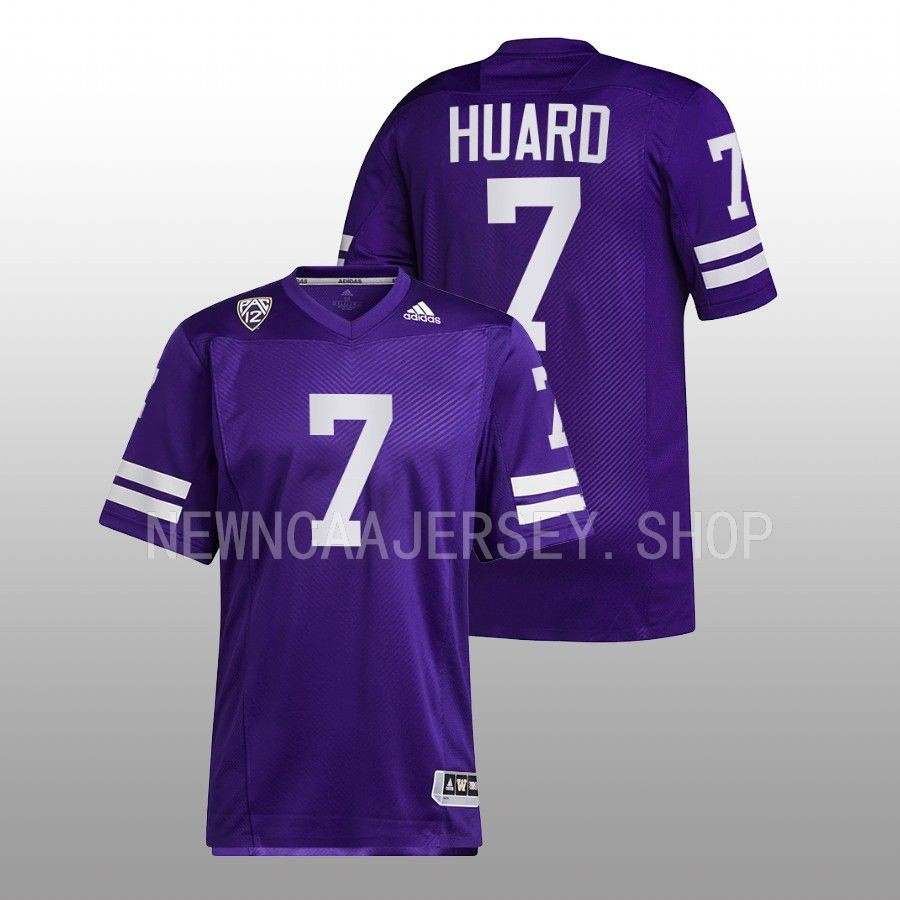 men washington huskies sam huard 2022 football reverse retro purple jersey