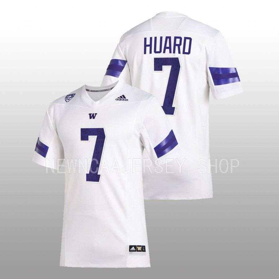 men washington huskies sam huard 2022 premier football white jersey