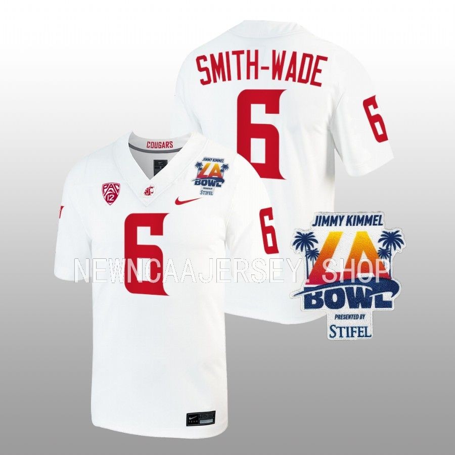 men washington state cougars chau smith wade white 2022 la bowl college football jersey
