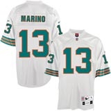 miami dolphins #13 dan marino white throwback jersey