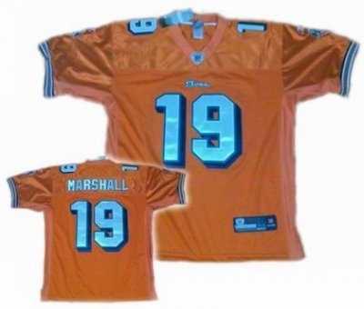 miami dolphins #19 brandon marshall orange jerseys