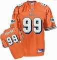 miami dolphins #99 jason taylor alternate orange jersey