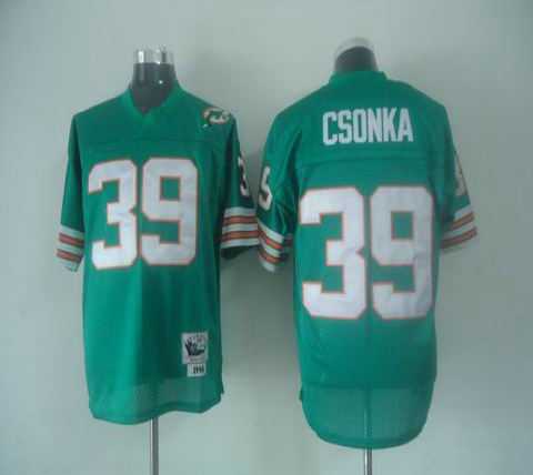 miami dolphins 39 csonka throwback green w