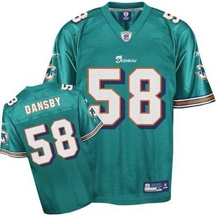 miami dolphins 58 karlos dansby green jersey