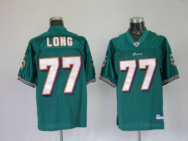 miami dolphins 77 jack long aqua