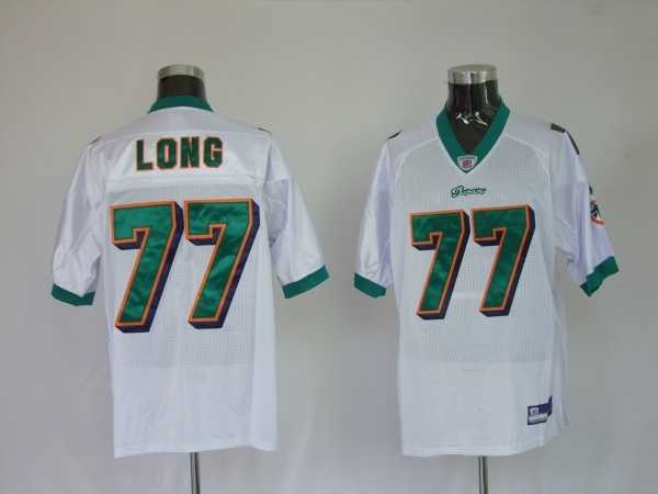 miami dolphins 77 jack long white