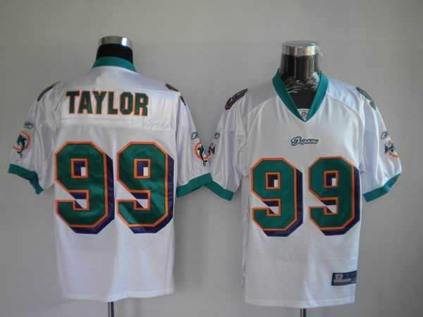 miami dolphins 99 jason taylor white jerseys