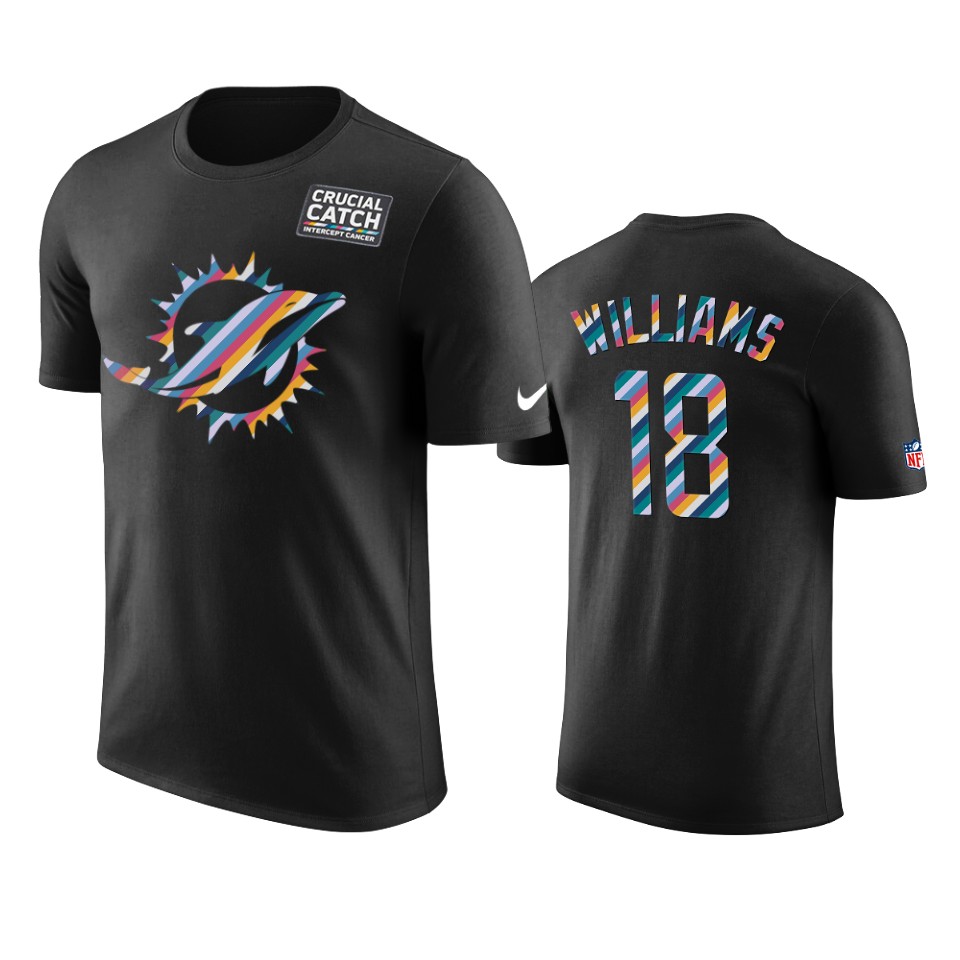 miami dolphins preston williams black crucial catch performance t shirt