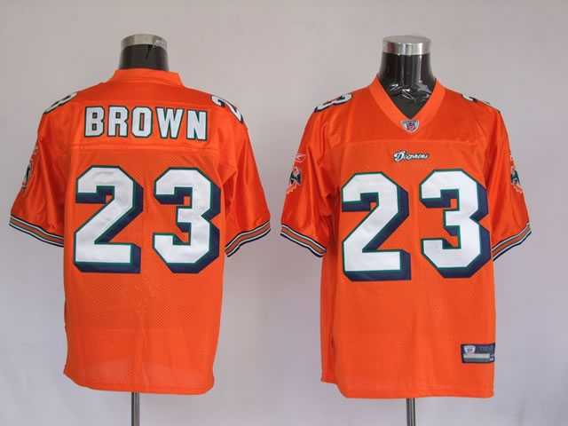 miami dolpjins ronnie brown orange