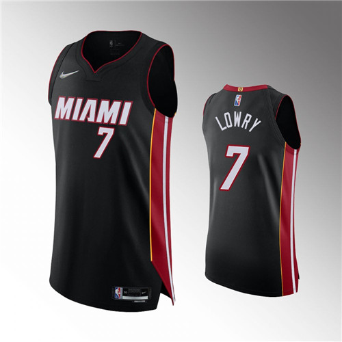 Miami Heat Kyle Lowry 75th Anniversary stitched Jersey #7