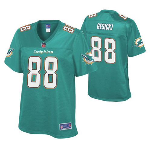 mike-gesicki-women's-pro-line-aqua-jersey