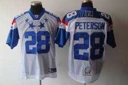 minnesota vikings #28 adrian peterson white fifty jerseys