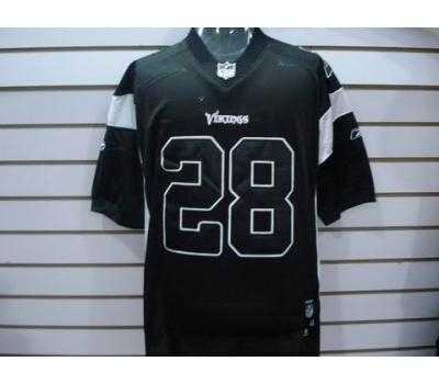 minnesota vikings #28 peterson black