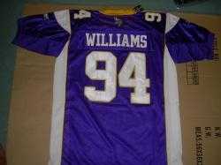 minnesota vikings #94 williams purple jerseys