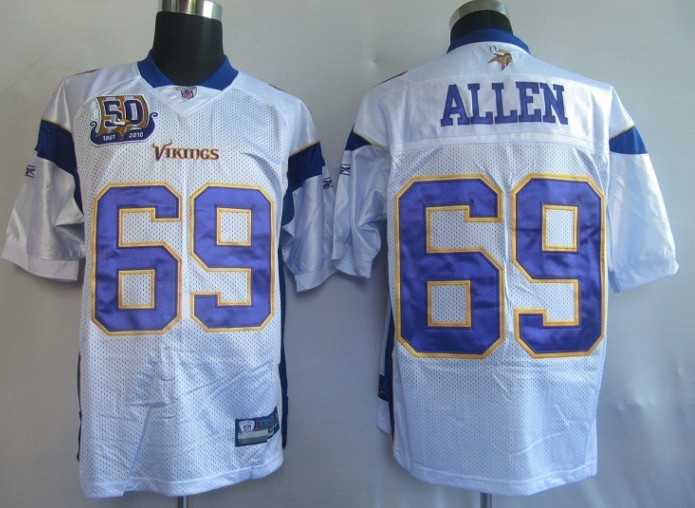 minnesota vikings 69 jared aleen white [50th