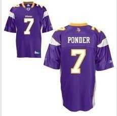 minnesota vikings 7 christian ponder purple color