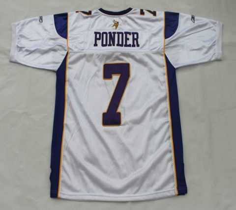minnesota vikings 7 ponder white(2011 new player)