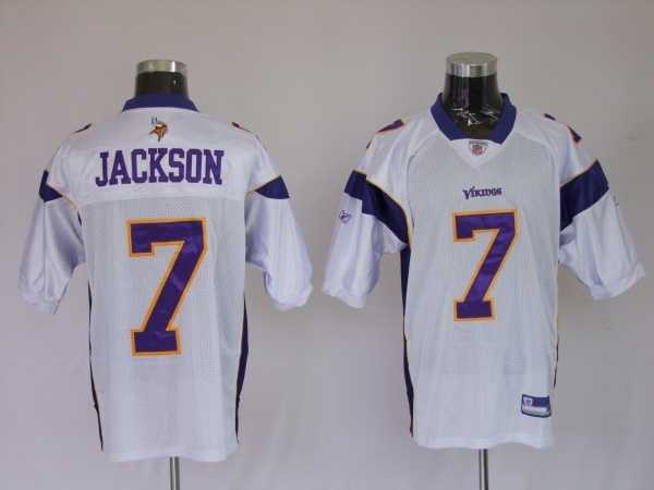 minnesota vikings 7 tarvaris jackson white