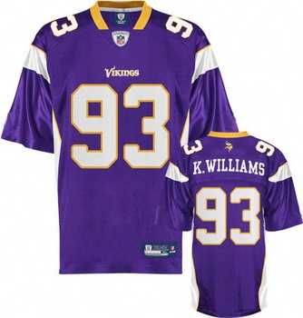 minnesota vikings 93 kevin williams purple jerseys