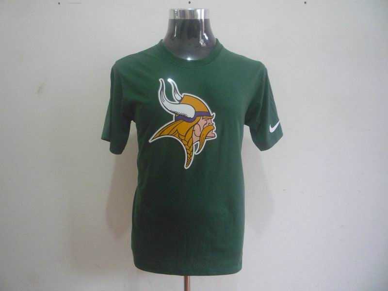minnesota vikings sideline legend authentic logo dri-fit t-shirt green2