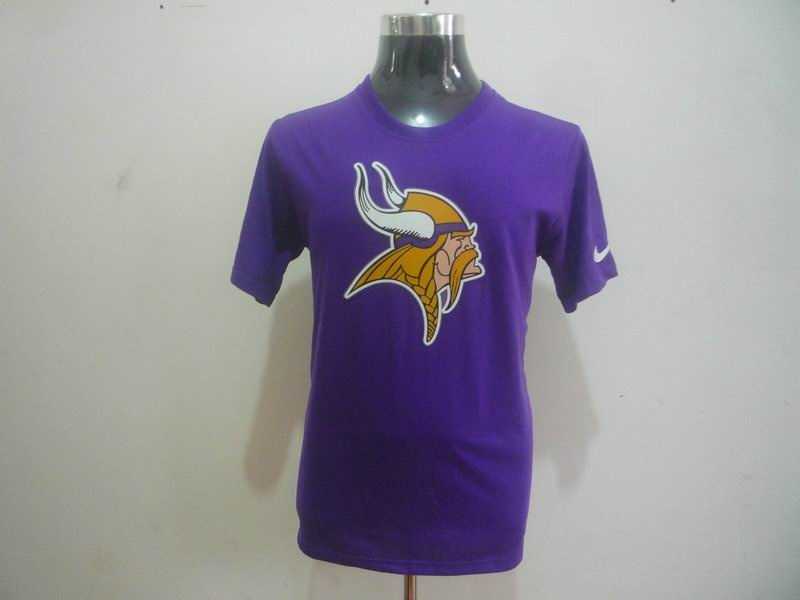 minnesota vikings sideline legend authentic logo dri-fit t-shirt purple