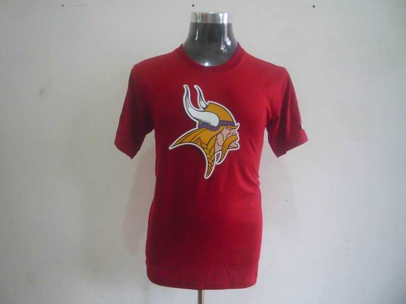 minnesota vikings sideline legend authentic logo dri-fit t-shirt red