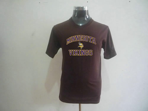 minnesota vikings t-shirts brown