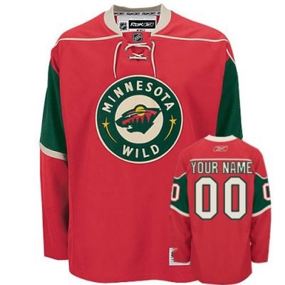 minnesota wild home customized hockey jersey