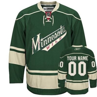 minnesota wild third customized hockey jersey