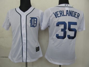 mlb women jerseys detroit tigers 35 verlander white