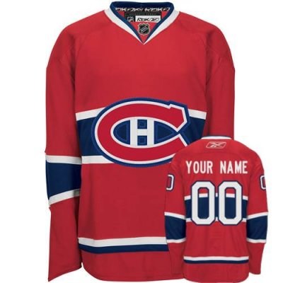 montreal canadiens home customized hockey jersey