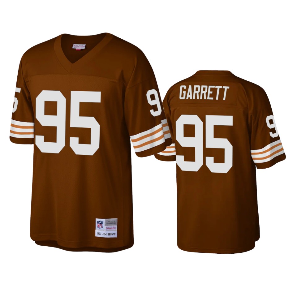 myles garrett browns brown legacy replica jersey
