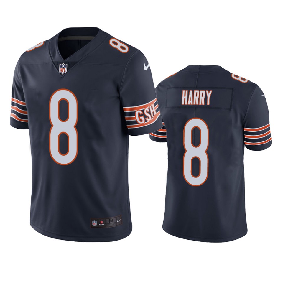 n'keal harry bears vapor limited navy jersey