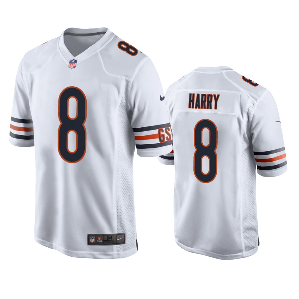 n'keal harry bears white game jersey