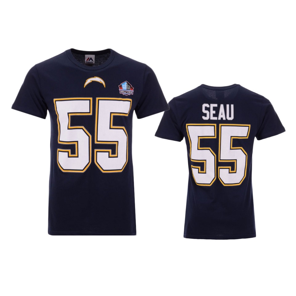 navy men's junior seau t shirt
