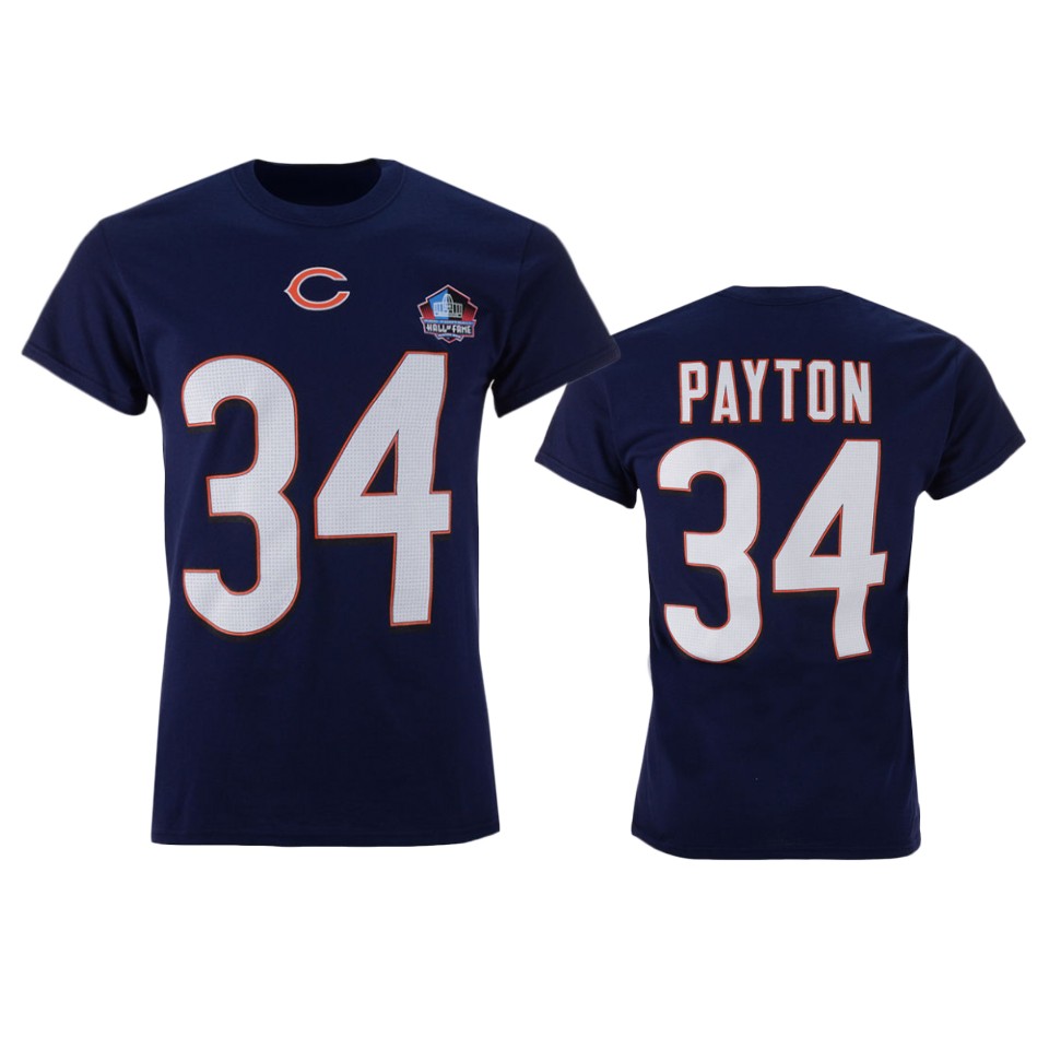 navy men's walter payton t shirt
