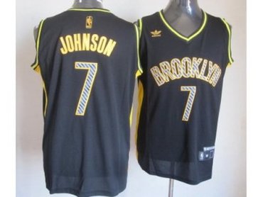 nba Brooklyn Nets #7 joe johnson black(2013 new)