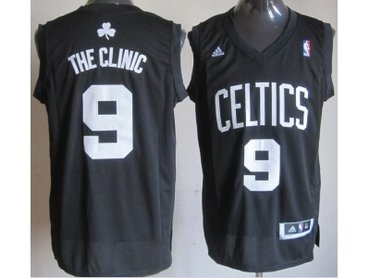 nba boston celtics #9 theclinic black(revolution 30 swingman)(theclinic)