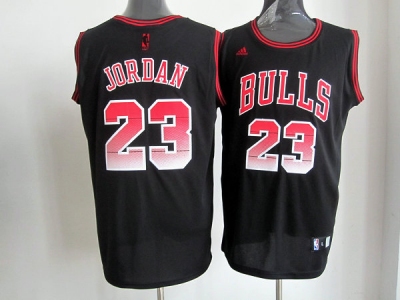 nba chicago bulls #23 jordan black(limited edition)