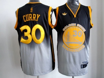 nba golden state warriors #30 curry black-grey(2012 limited)