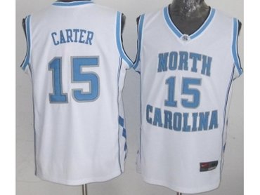 nba north carolina #15 carter white(carter)