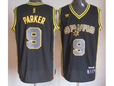 nba san antonio spurs #9 tony parker black(2013 new)