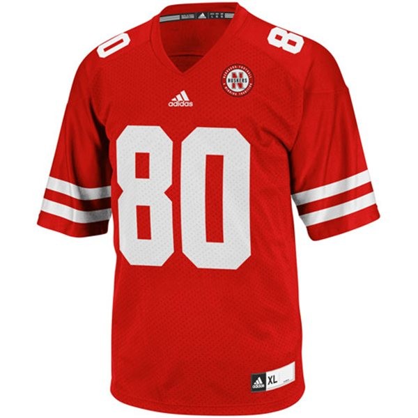 nebraska cornhuskers 80 kenny bell red football jersey