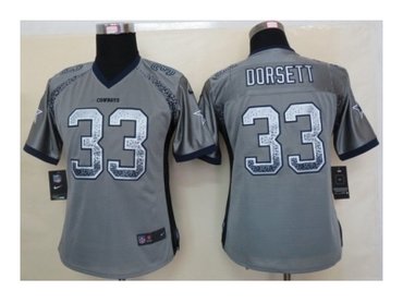 new women nfl jerseys dallas cowboys #33 tony dorsett grey[Elite drift fashion]