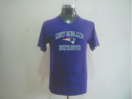 new england patriots big & tall heart & soul t-shirt purple