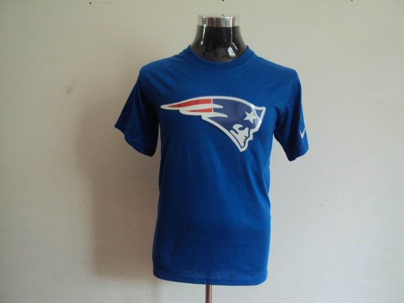 new england patriots sideline legend authentic logo dri-fit t-shirt blue
